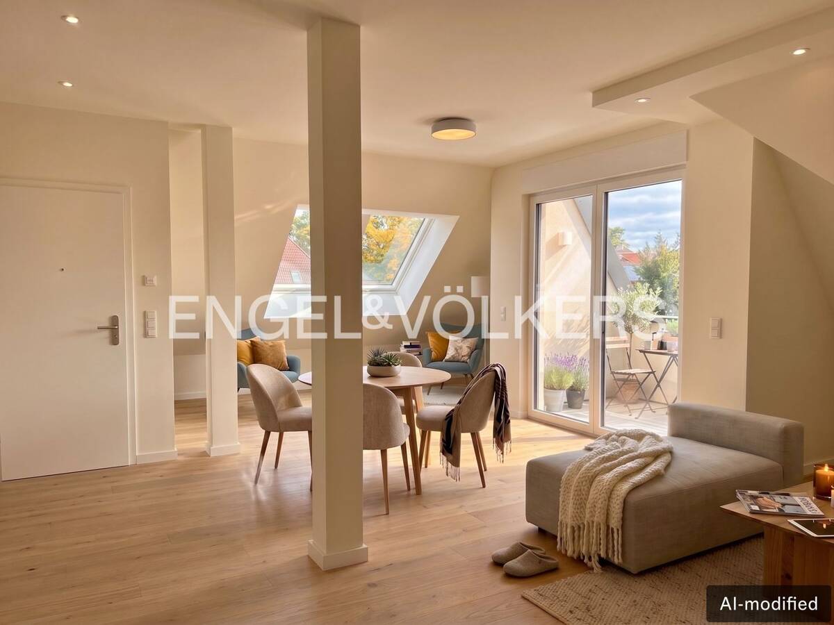 Sanierte Dachgeschosswohnung im Geistviertel von Münster – 48151 Münster – Bild 1 von 5