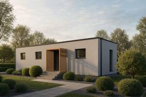 Rohe 77 - Moderner Bungalow in KfW 40, einzugsfertig inkl. KfW40, Fundamente – 93047 Regensburg – Vorschaubild 2