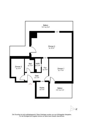 Begehrte Blankeneser Wohnlage: Helle Wohnung mit zwei Balkonen und Süd-West Ausrichtung – 22587 Hamburg – Vorschaubild 7