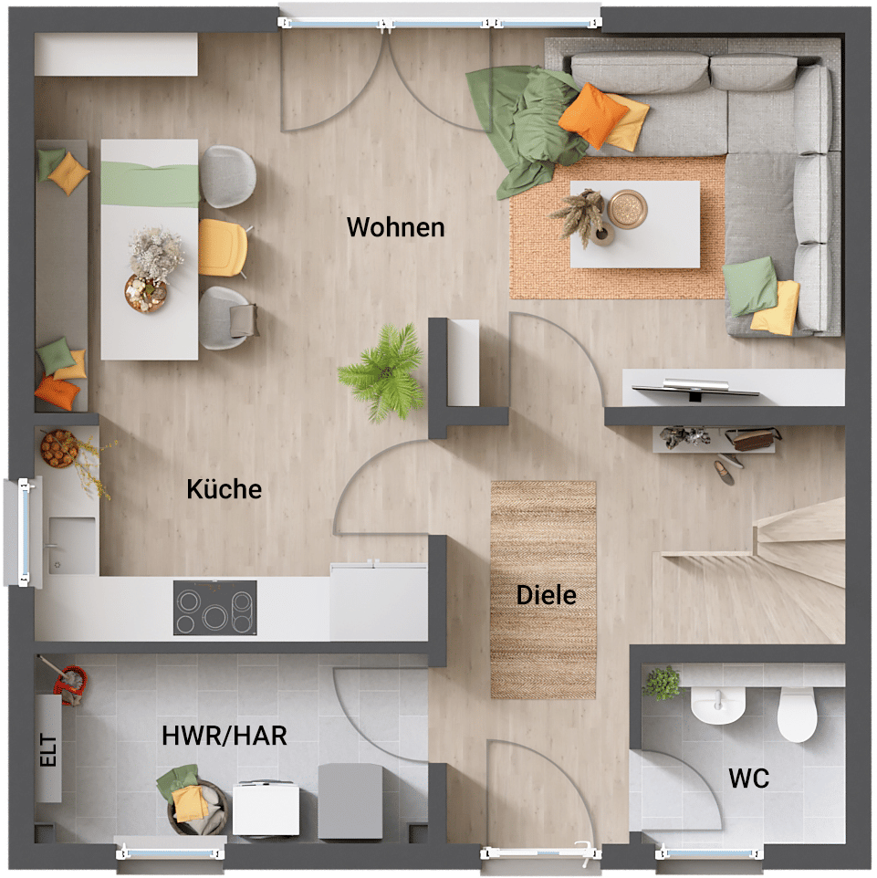 Mit Grundstück: Stadtnahes Wohnen zu mietähnlichen Konditionen! Ihr Town & Country Stadthaus in Salzgitter Lebenstedt – Salzgitter – Vorschaubild 6