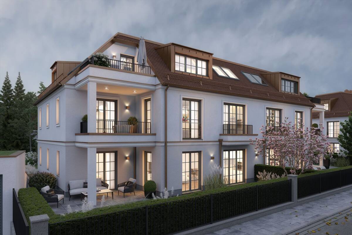 Exklusive, lichtdurchflutete 4-Zimmer-Gartenwohnung über 2 Ebenen (EG + UG) – 81927 München – Bild 1 von 5