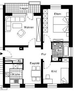 3-Zimmer-Wohnung in Bielefeld Schildesche – 33611 Bielefeld – Vorschaubild 2