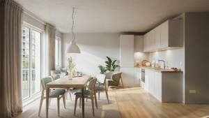 Erstbezug: barrierefreie 2-Raum-Wohnung mit Balkon – 39130 Magdeburg – Vorschaubild 2