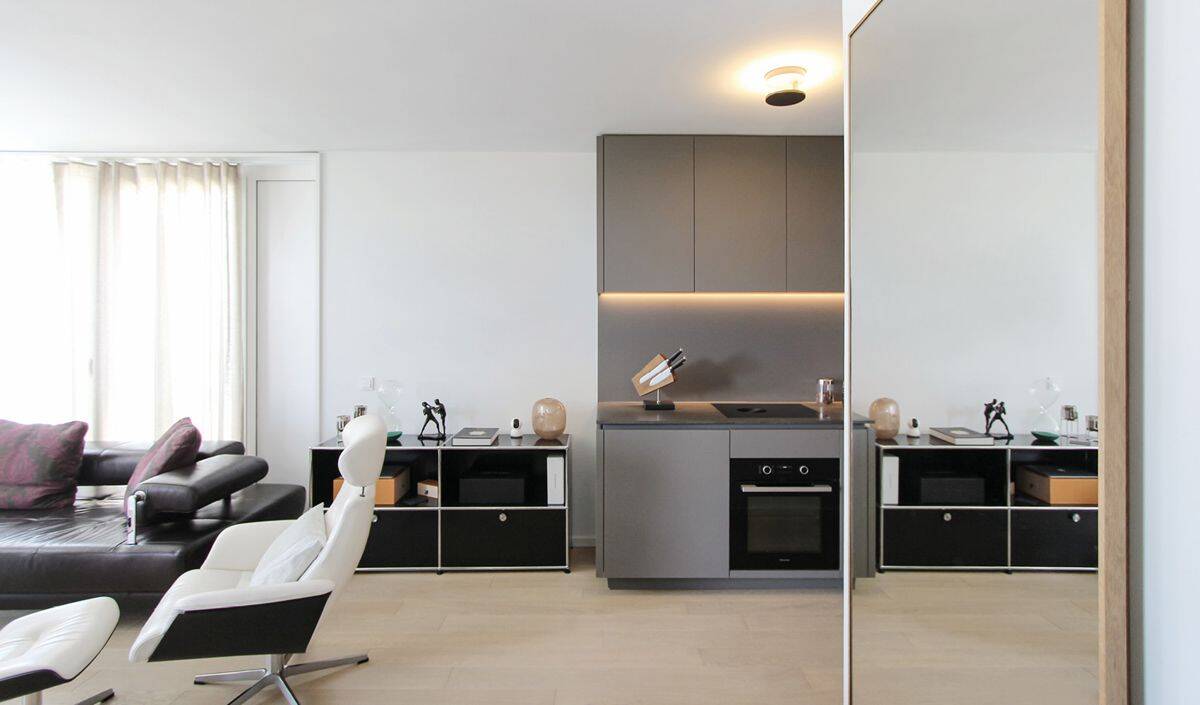 Großzügiges Neubau-Apartment mit Design-Küche und Blick zum Olympiaturm – München – Vorschaubild 4