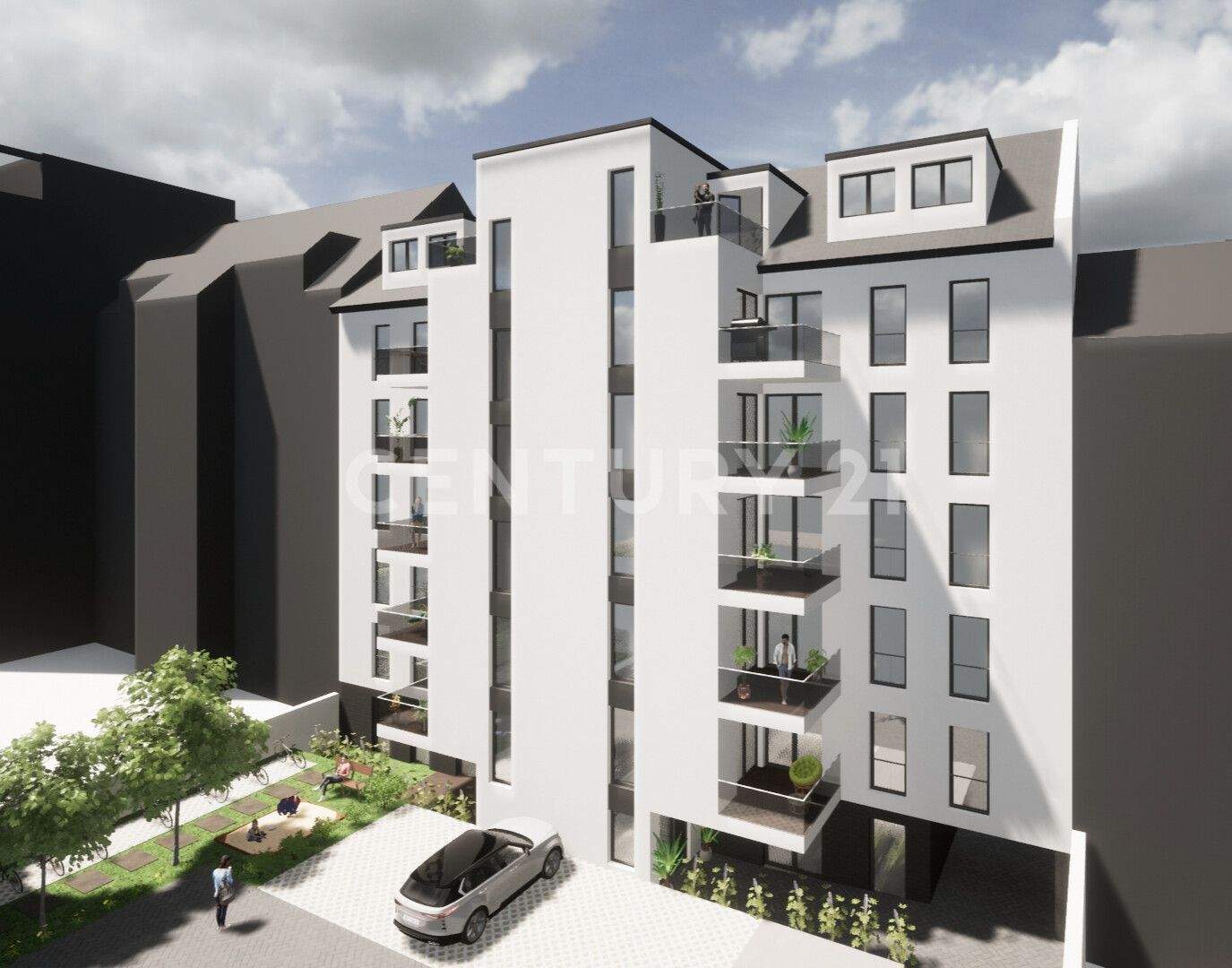 Design trifft Komfort: 3 Zimmer | Balkon | Aufzug | Stellplatz – Wiesbaden – Vorschaubild 7
