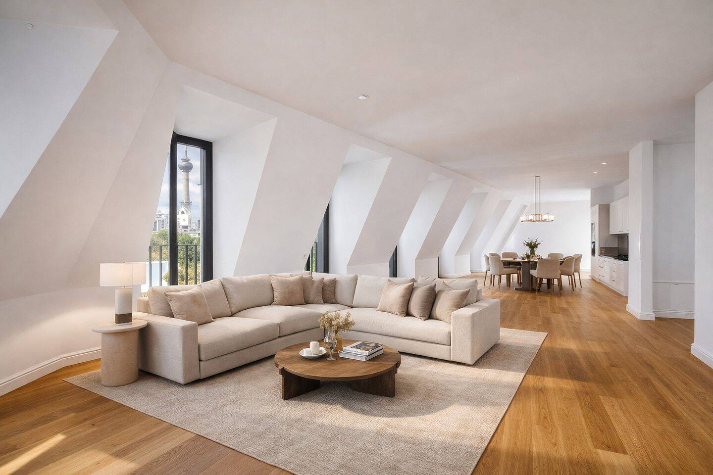 Hochwertiges Penthouse mit großzügiger Terrasse und Ausblick auf Dom und Fernsehturm