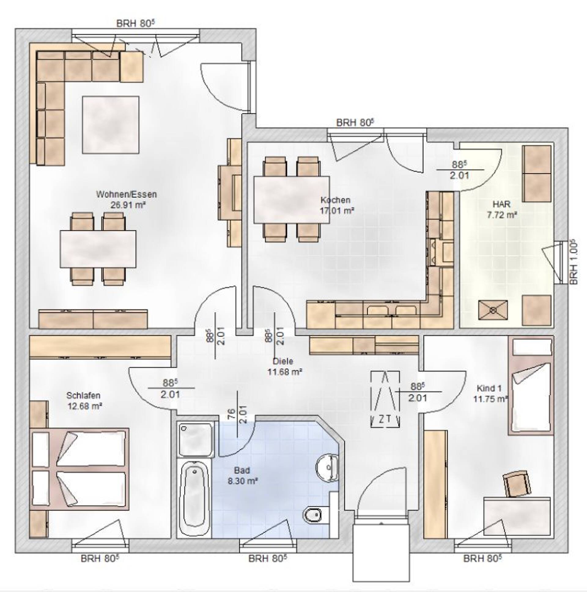 Haus in 18439 Stralsund mit 96 m² kaufen