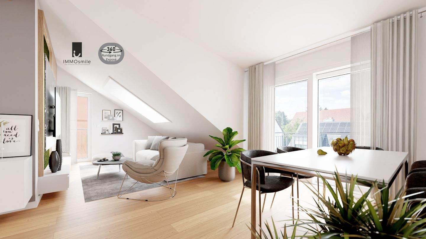 Provisionsfrei: Barrierefreie, moderne Dachgeschosswohnung mit Stil
