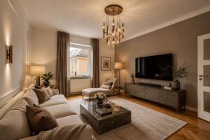 AIGNER - Stilvoller Altbaucharme in großzügiger 3-Zimmer-Wohnung – 81543 München – Vorschaubild 1