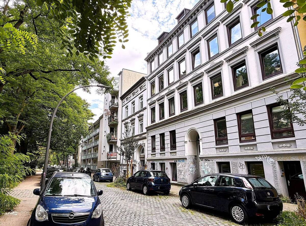 Vermietete 3-Zimmer-Altbauwohnung in ruhiger Wohnlage – 22767 Hamburg – Bild 1 von 5