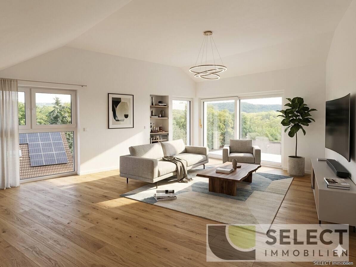 Neubau - Penthouse-Wohnung mit Panoramablick, in ruhiger Sackgasse in SB-Bellevue – Saarbrücken – Vorschaubild 8