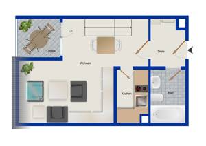 Kompakte 2-Zimmer-Maisonette-Wohnung mit Charme in Stuttgart-Steckfeld – 70599 Stuttgart – Vorschaubild 7