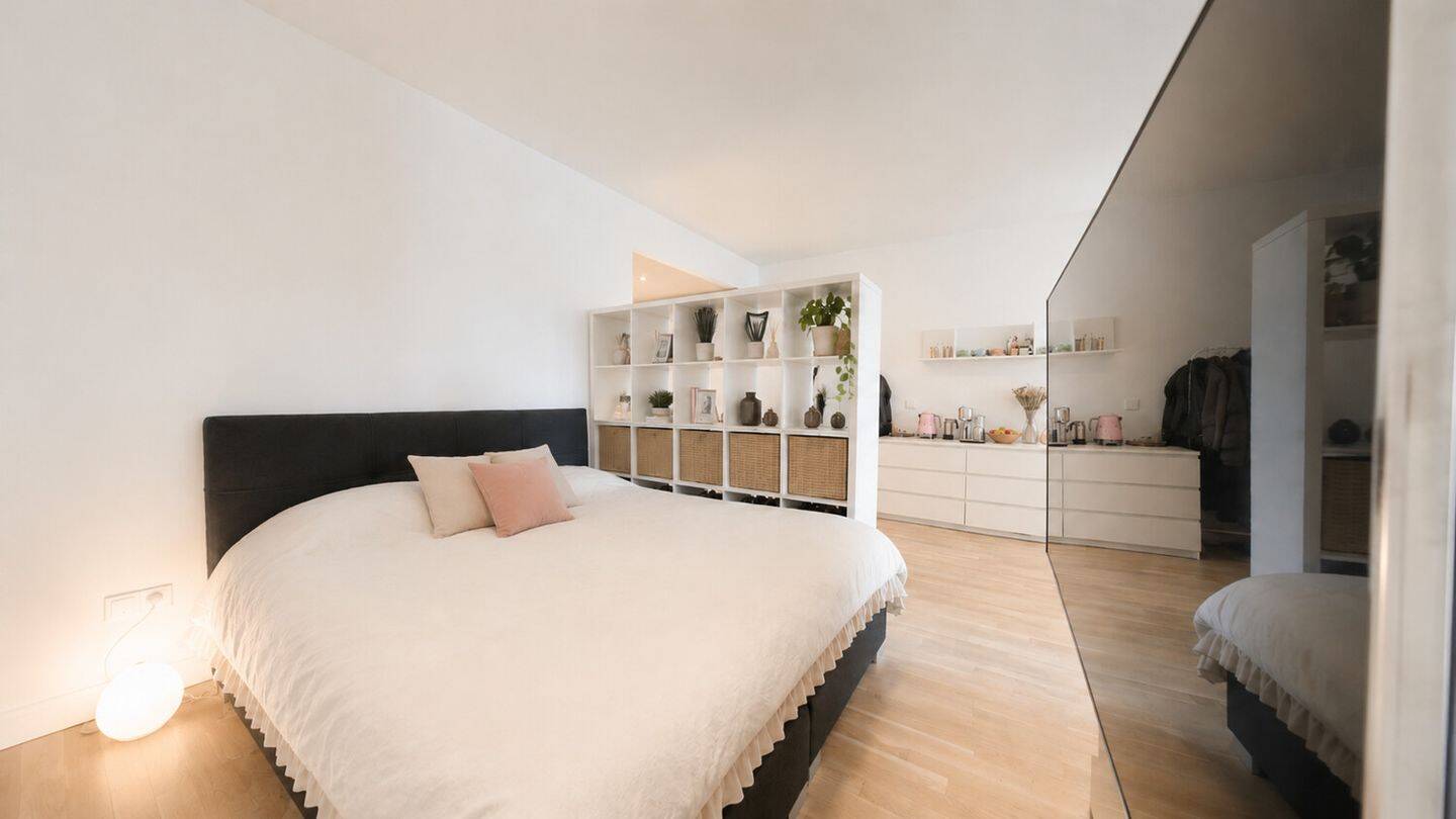 Voll möblierte, moderne 1,5-Zimmer-Wohnung mit Wintergarten in Bogenhausen – München – Vorschaubild 6