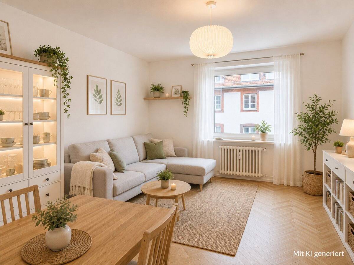 Ohne Provision - Nette & gepflegte 3 Zimmer Wohnung, Balkon, Bad mit Fenster, Kellerabteil – 80687 München – Bild 1 von 6