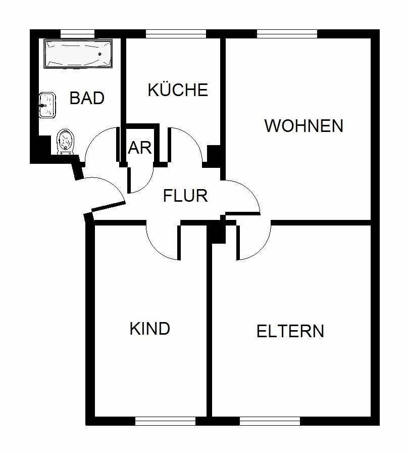 Demnächst frei! 3-Zimmer-Wohnung in Gelsenkirchen Hassel