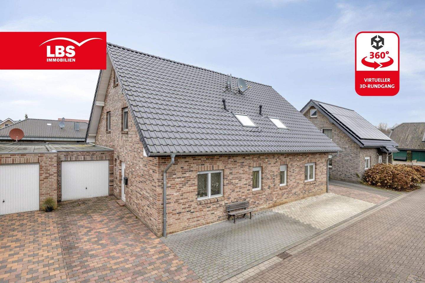 Neuwertig modernisierte DHH mit Garten, Garage, Top Ausstattung und Lage – Weeze – Bild 1 von 9