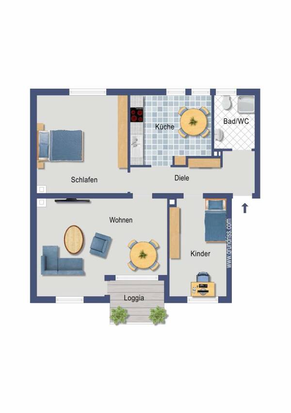 Erdgeschosswohnung in 51148 Köln mit 77,27 m² kaufen