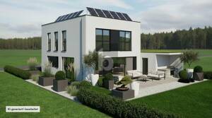 NEUBAU - FREISTEHEND, MASSIV UND MODERN - KFW 40