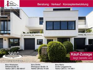 Premiumlage in Mainz-Laubenheim mit traumhaftem Fernblick - Großzügiges Einfamilienhaus mit Terrasse, Balkon und hübschem Garten
