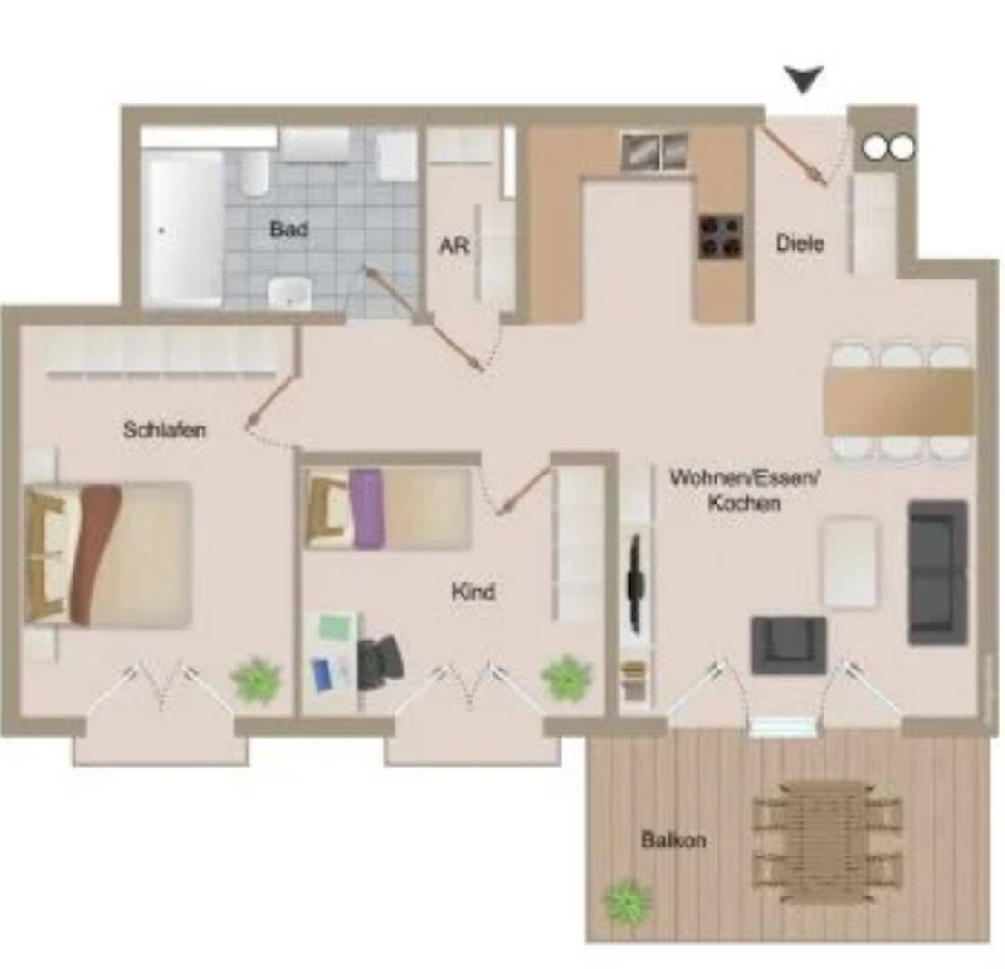 Moderne 3-Zimmer-Wohnung in Irslingen, mit Garten-Sondernutzungsrecht - Bezugsfertig – Dietingen – Vorschaubild 8