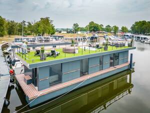 LUXUS Hausboot - 3 Etagen - 100m² Wohnen + 120 m² SONNENTERRASSE - Kamin, Kino, komplett individuell – 18119 Rostock – Vorschaubild 3