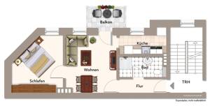 Ihr neues Zuhause: Helle 2-Raumwohnung mit Balkon – 39112 Magdeburg – Vorschaubild 8