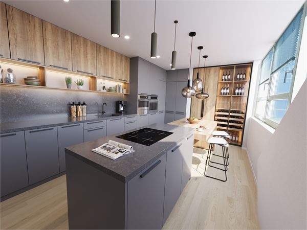 Münsters Innenstadt! Das Penthouse mit Aussicht! – Münster – Vorschaubild 4