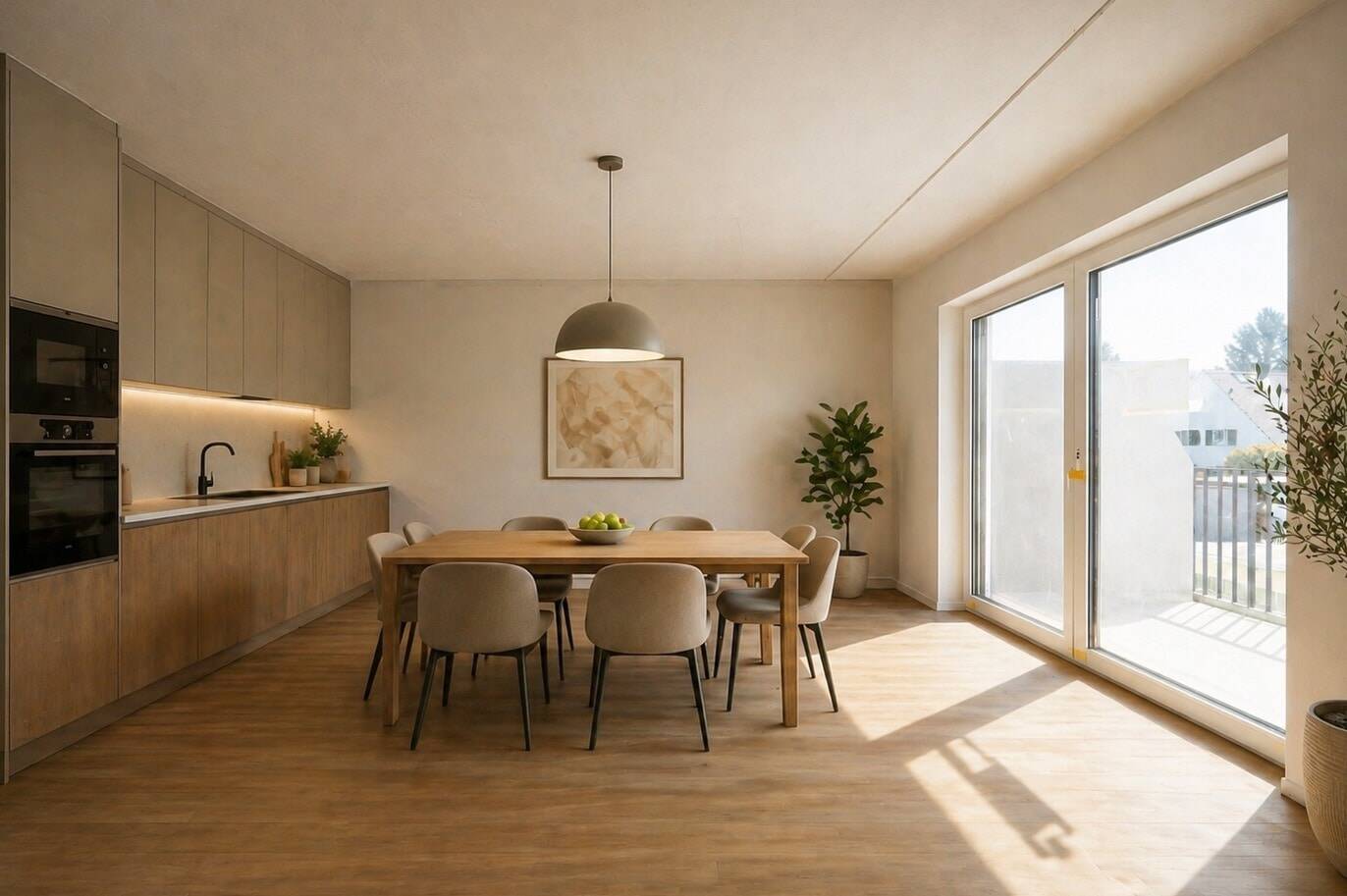 JETZT ROHBAU BESICHTIGEN!!! Traumhafte 3-Zimmer-EG-Wohnung mit 110 m² Garten!!! – München – Vorschaubild 3