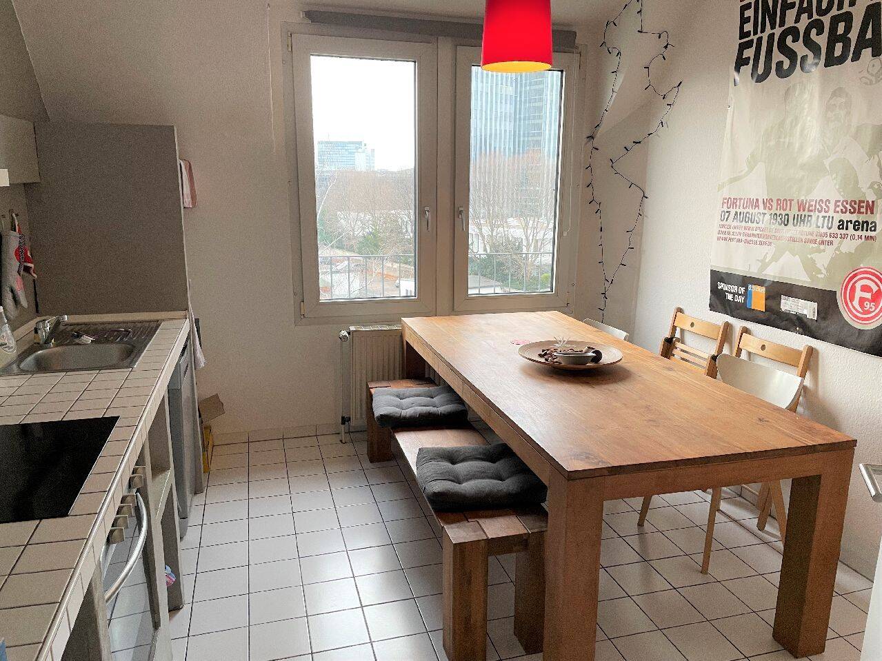 Düsseldorf-Unterbilk! 2-Zimmer-Altbauwohnung mit Wohnküche nähe Lorettostraße! – Düsseldorf – Vorschaubild 8