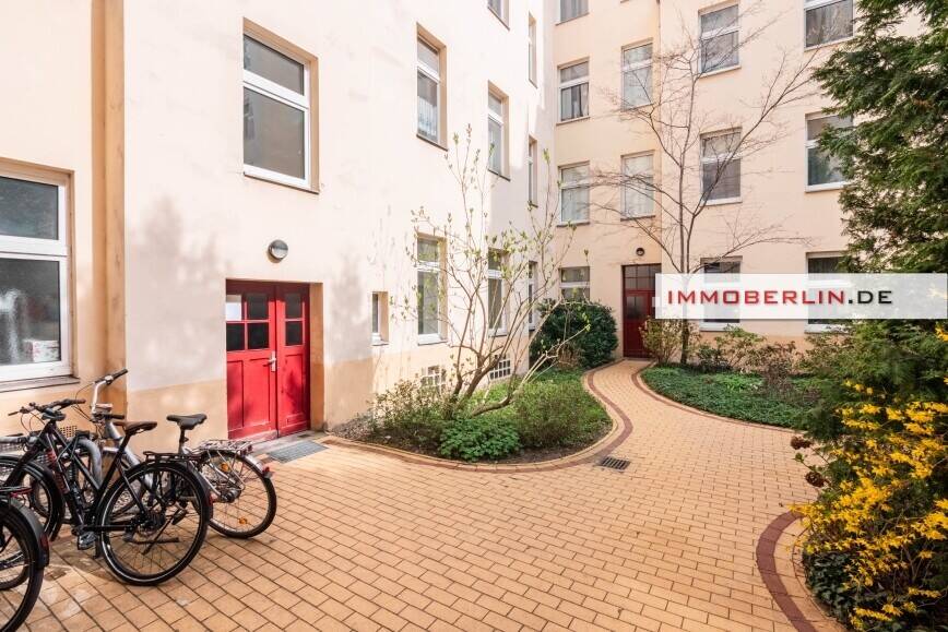 IMMOBERLIN.DE - Angenehme Altbauwohnung in ruhiger Lage