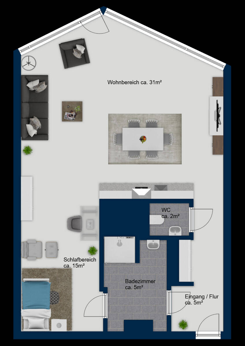 Exklusive Neubauwohnung mit raumhoher Verglasung & spektakulärer Aussicht – München – Vorschaubild 9
