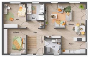 Kreis Cuxhaven: Ihr Traum-Bungalow für die junge Familie – 27628 Hagen im Bremischen – Vorschaubild 8