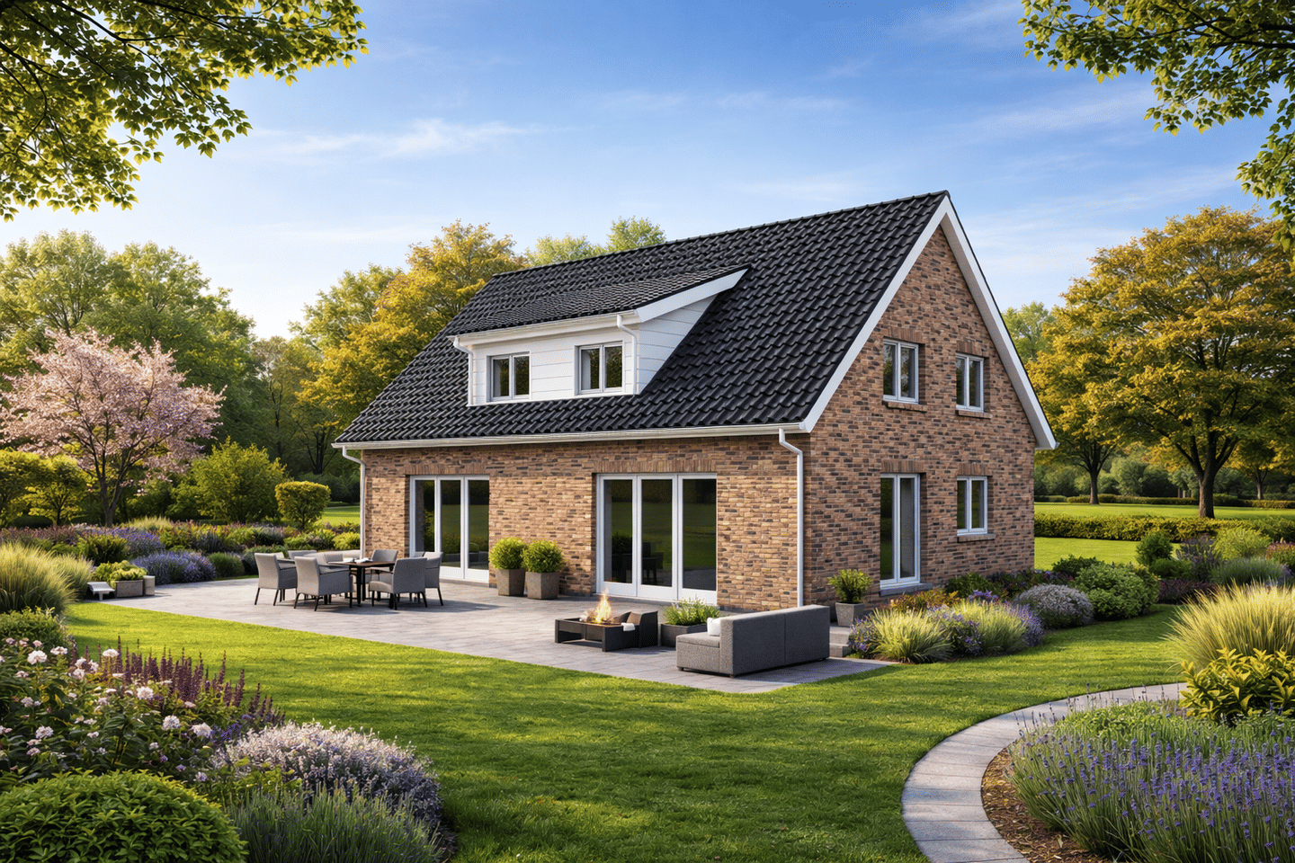 Neubau - Doppelhaushälfte in 2ter reihe ruhig gelegen in Quickborn – Quickborn – Bild 1 von 9