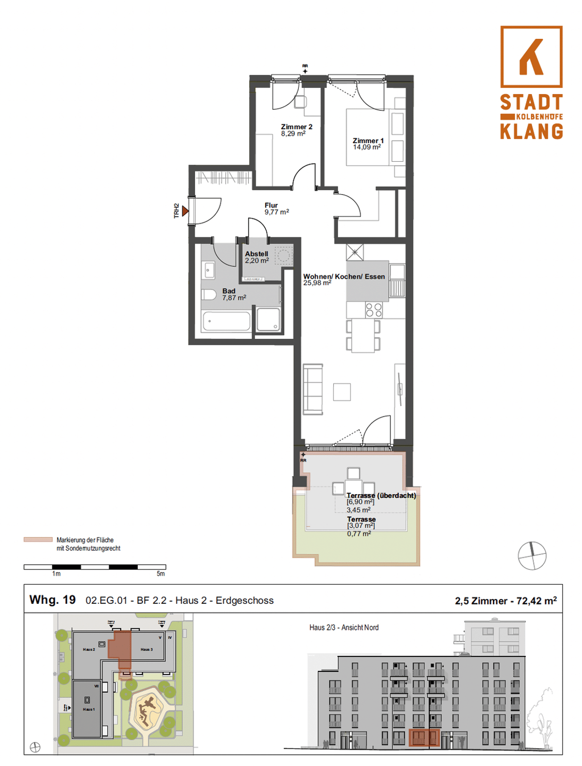 Wohnung in Ottensen 2,5 Zimmer – 22765 Hamburg – Bild 1 von 9