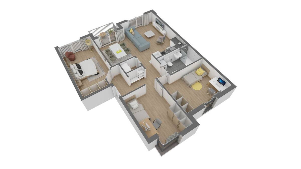 Attraktive 4,5 Zimmer-Wohnung im 1.OG mit Balkon und Aufzug – 63075 Offenbach am Main – Bild 1 von 6