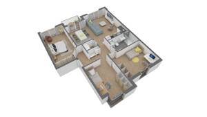Attraktive 4,5 Zimmer-Wohnung im 1.OG mit Balkon und Aufzug