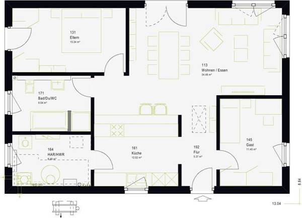Haus in 21493 Schwarzenbek mit 96 m² kaufen