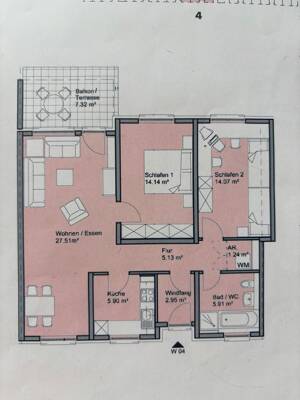Helle 3 Zimmer Wohnung