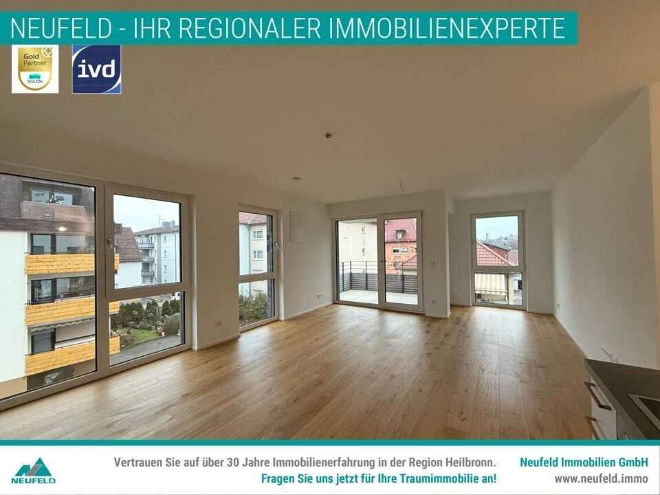 Charmante 3-Zimmer Wohnung mit großzügigem Balkon in Heilbronn, Zentralnah wartet auf Sie!