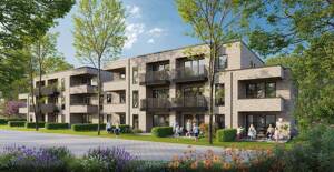 Neubau-Eigentumswohnung (KFW 40 + QNG) im OG mit Loggia in moderner Wohnresidenz in Nadorst