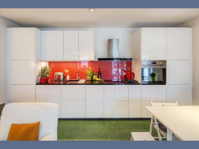 Möbliert: Sehr schöne 2-Zimmer Neubauwohnung mit Dachterrasse – München – Vorschaubild 6