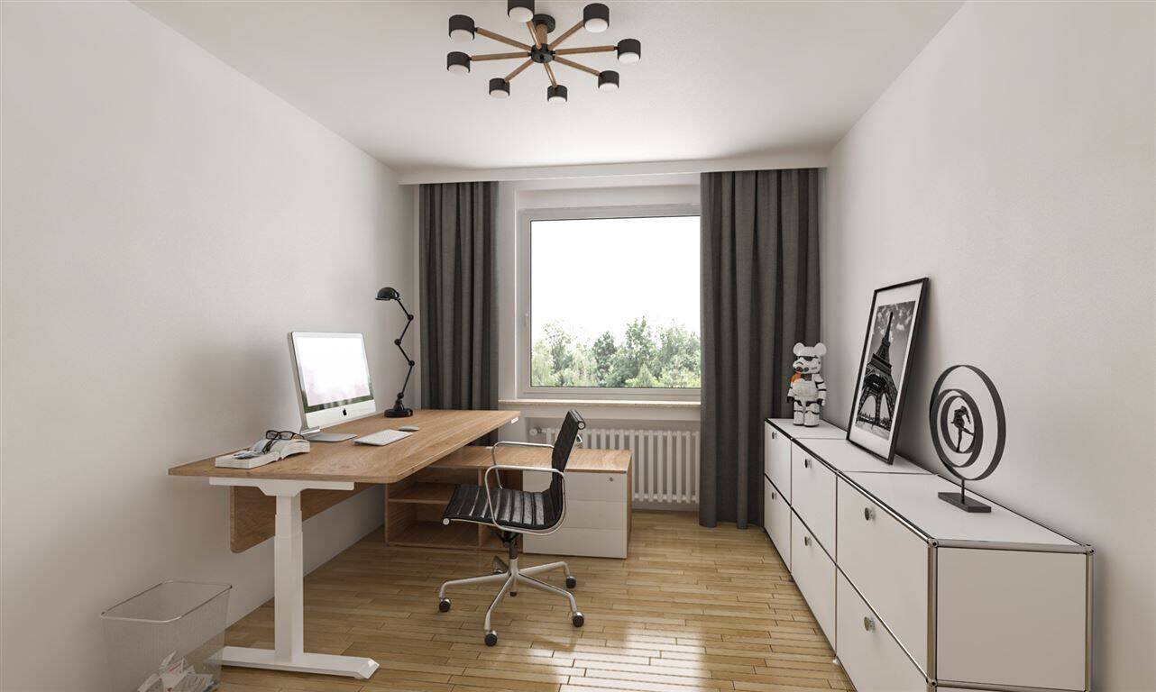 Frisch sanierte 3-Zimmer-Wohnung mit zwei Balkonen in Düsseldorf-Golzheim – Düsseldorf – Vorschaubild 5