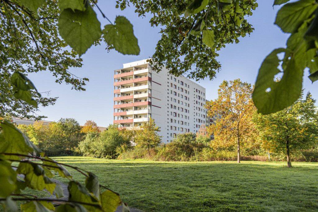 Ideal geschnittene Einraumwohnung, Südbalkon, beste Einkaufsmöglichkeiten