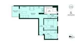 Barrierefreie Eigentumswohnung mit Balkon und großer Wohnküche – 40597 Düsseldorf – Vorschaubild 9