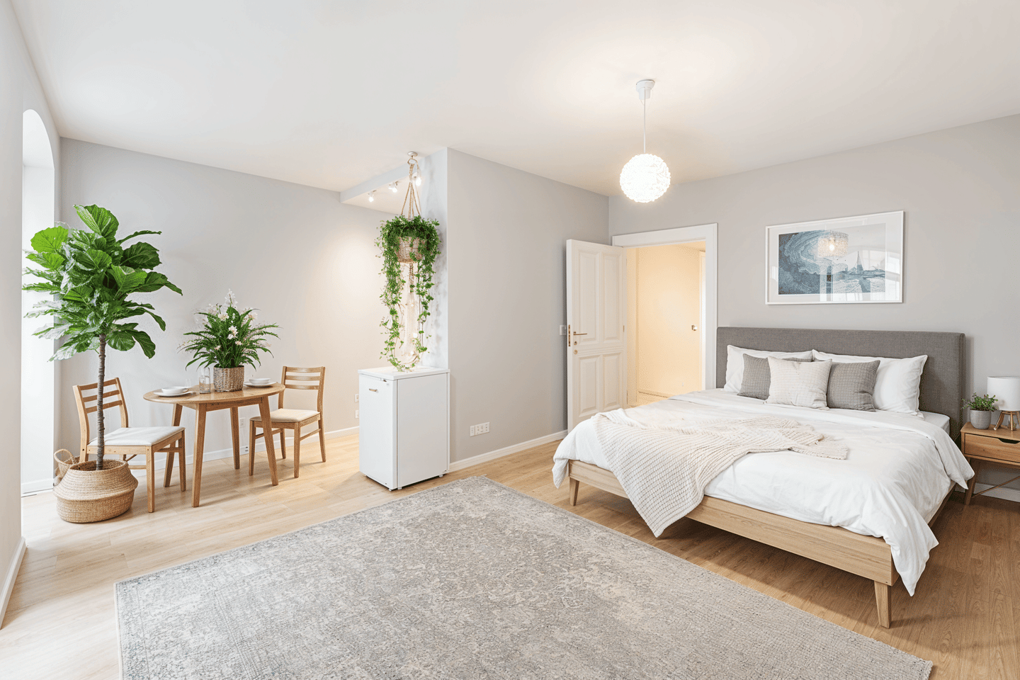 Urban wohnen in Mitte - Ruhige 1-Zimmer-Wohnung im Hinterhaus