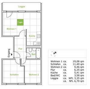 Ihre Zukunft - Ihre Wohnung: individuelle 3-Zimmer-Wohnung – 1069 Dresden – Vorschaubild 2