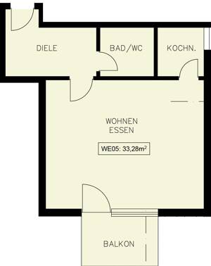 Wohnen mit Aussicht: 1-Zimmer-Apartment mit Balkon - Stgt. Gablenberg – 70184 Stuttgart – Vorschaubild 8