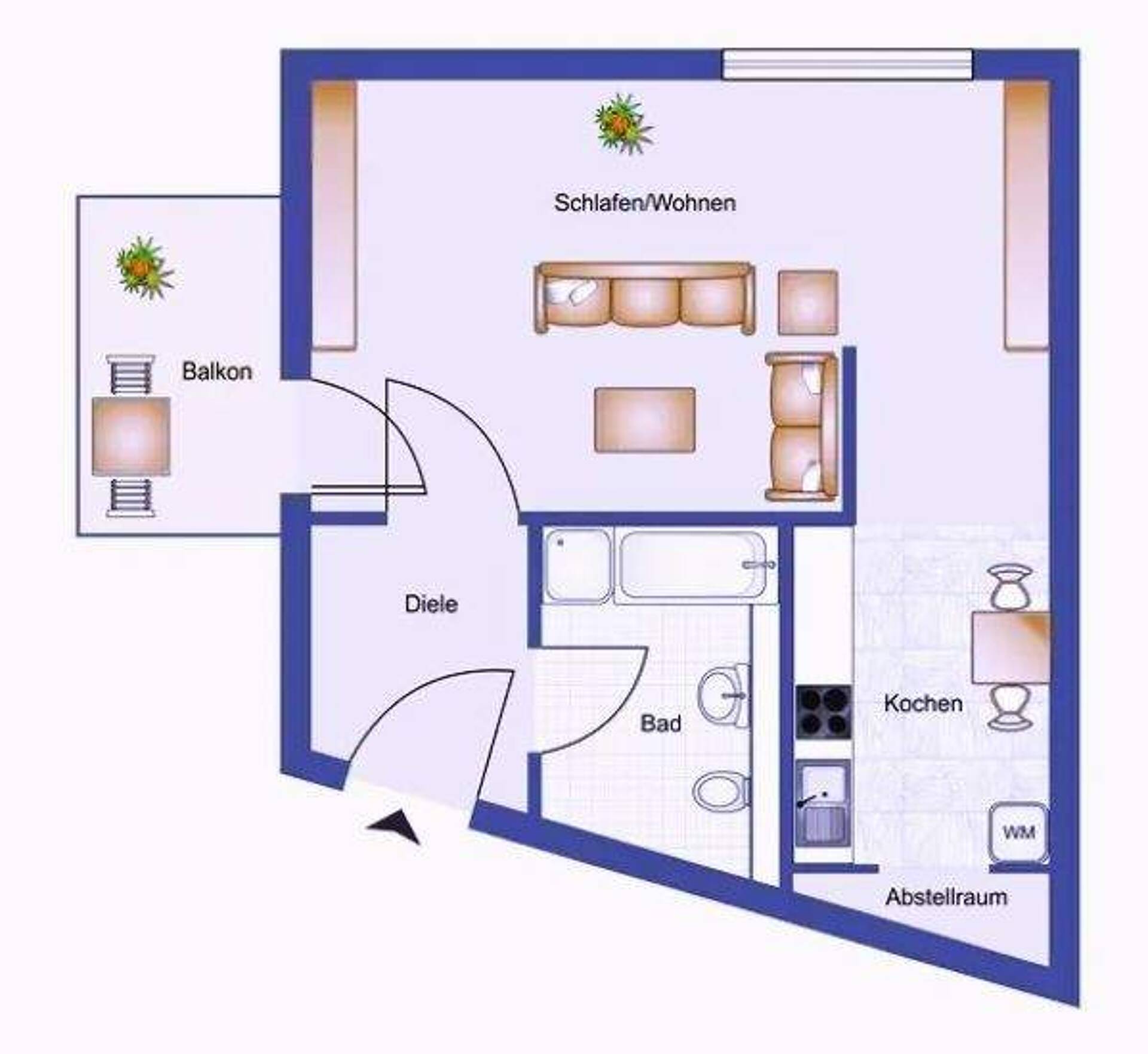 Etagenwohnung in 41199 Mönchengladbach mit 65,23 m² kaufen