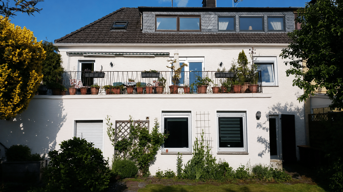 287 m² WOHNRAUM UND WORKSPACE - GEPLEGTES ZWEIFAMILIENHAUS + BÜRO