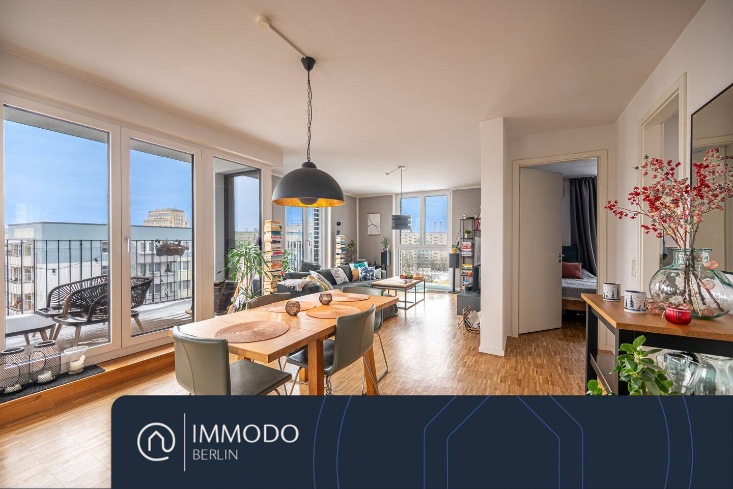 ??? Modernes Penthouse Mitten in Mitte - Strahlende 4 Zi Neubau-Whg mit Terrasse, Panoramablick & TG – Berlin – Bild 1 von 9